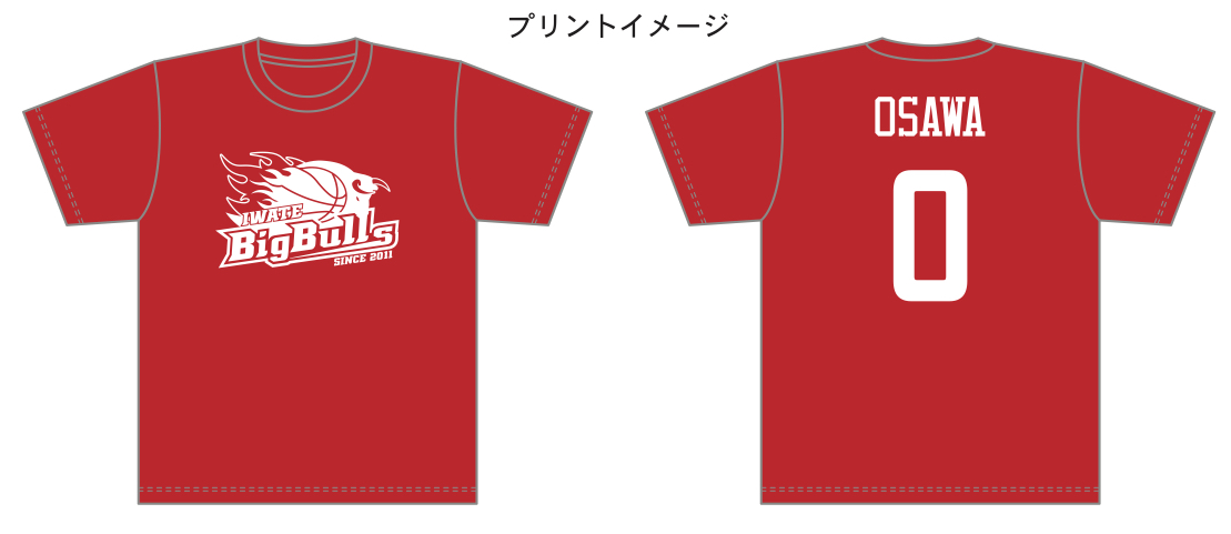 岩手ビッグブルズ特別Tシャツ(非売品) 岩手ビッグブルズ特別Tシャツ(非売品)